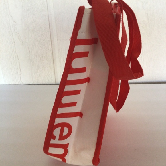 LULULEMON RED REUSABLE SMALL TOTE BAG - Picture 8 of 11